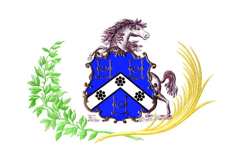 The crest of the Worshipful Company of Loriners